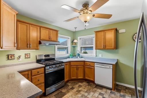 Beautiful, functional kitchen with clean cabinetry, practical workspace, and easy flow to the dining area. The layout feels open and efficient, perfect for everyday cooking and gathering.