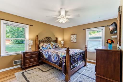 One of three bedroom on the main level.