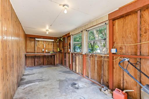 Additional garage space perfect for storage, tools, bikes, or hobby gear—clean, convenient, and ready to support everyday organization.