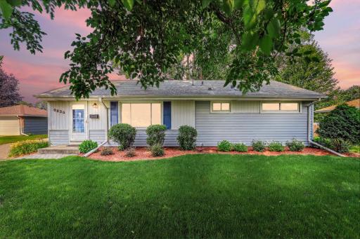 Rambler in a prime Bloomington spot with clean curb appeal, bright picture-window living, and a spacious backyard.