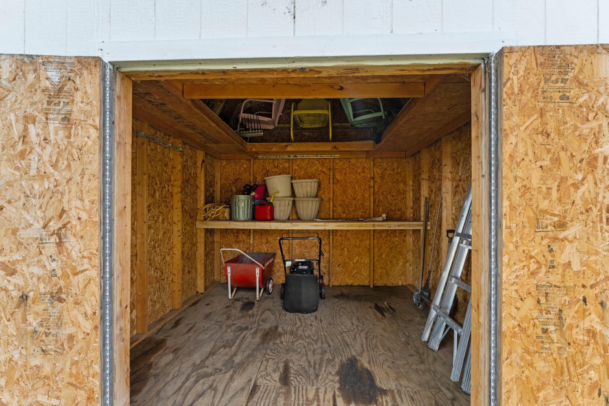 Spacious Storage Shed with Loft
