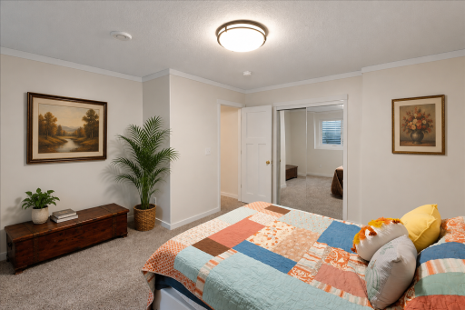 The large lower level is ideal for additional family, guest or home office seeking privacy