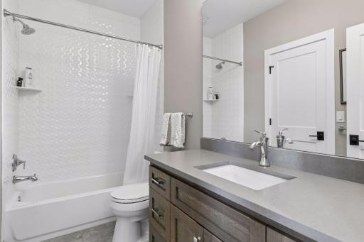 Lower level bath