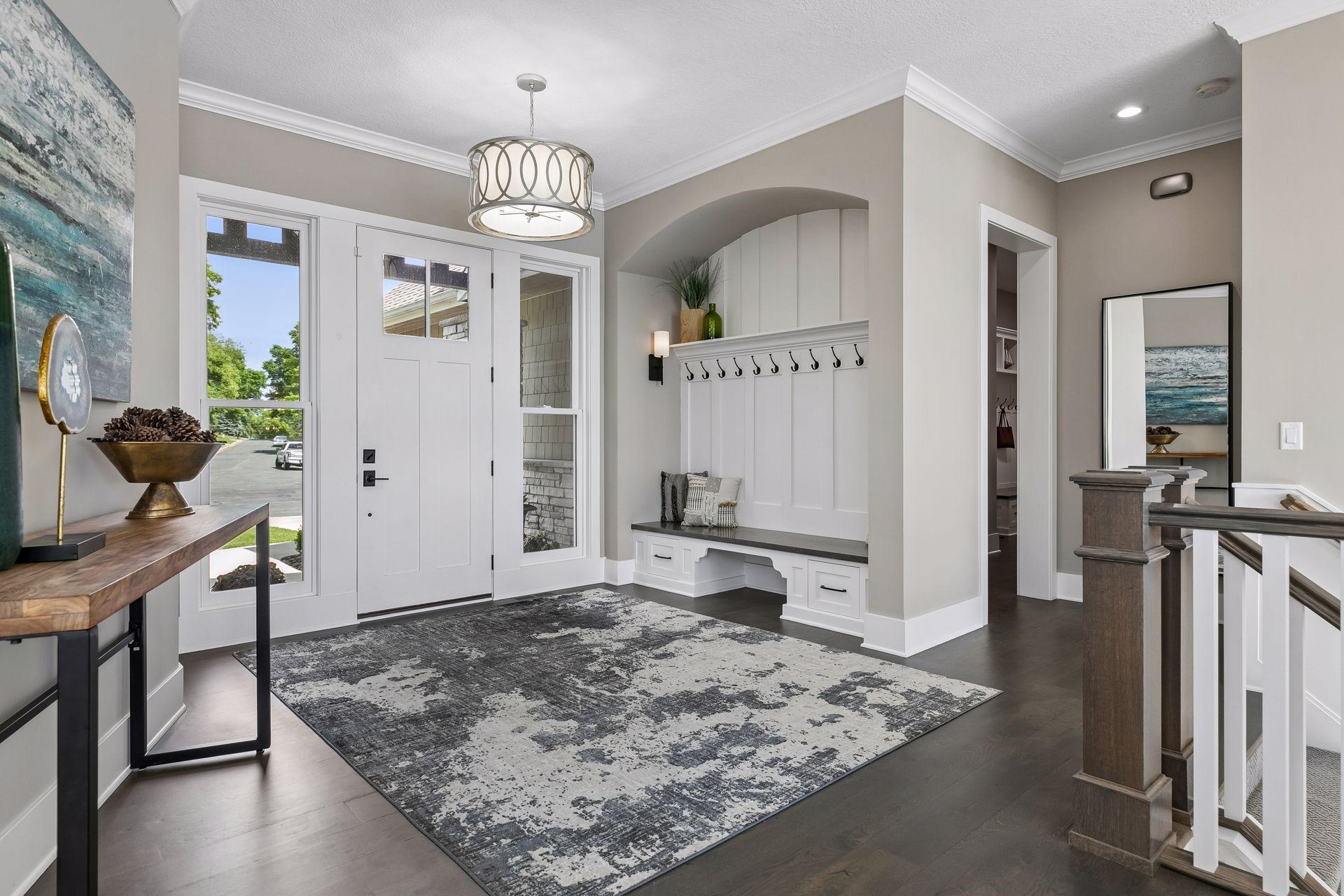Spacious foyer
