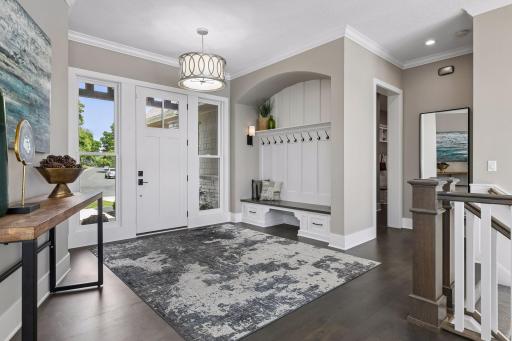 Spacious foyer