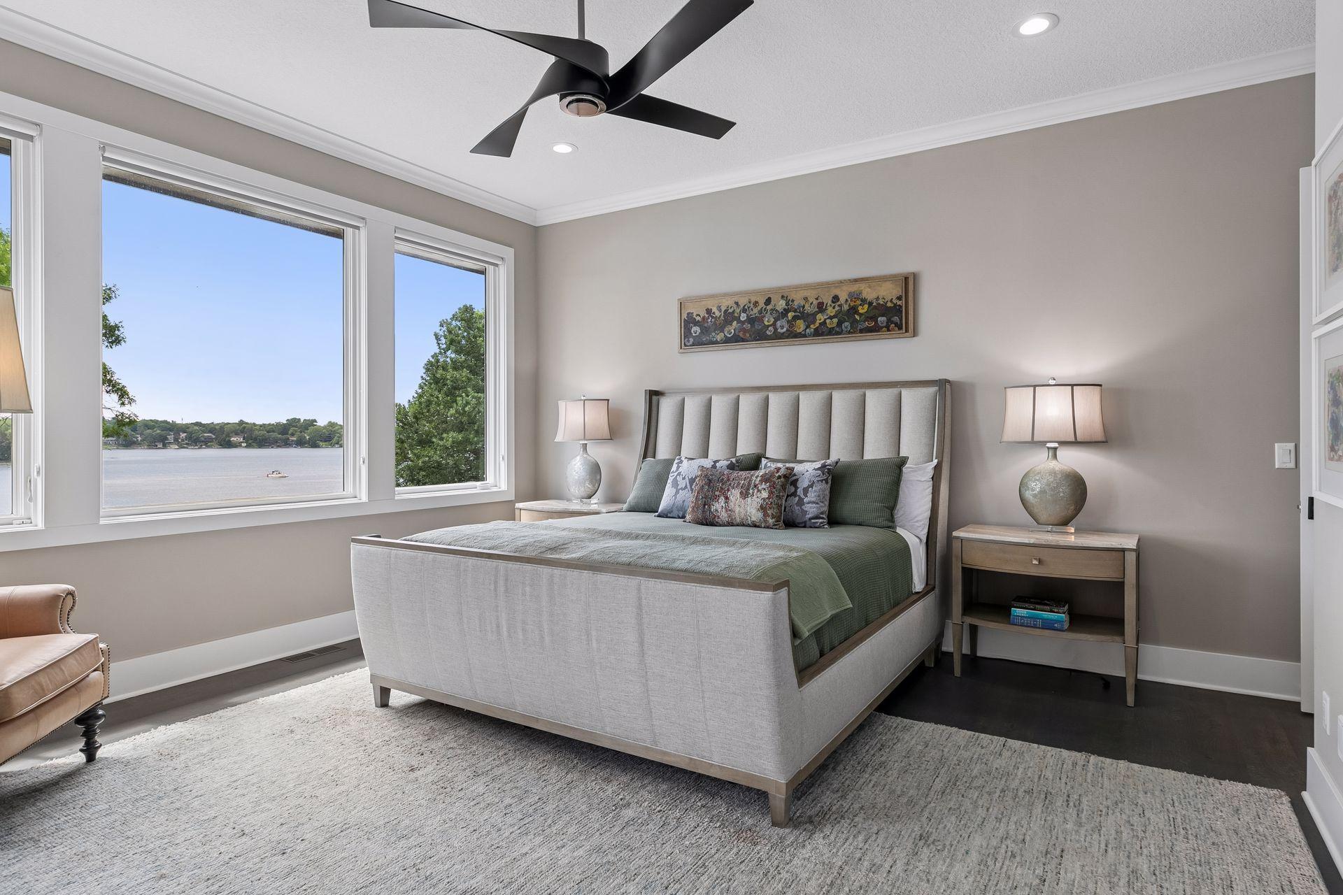 Main floor primary suite