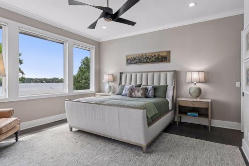 Main floor primary suite