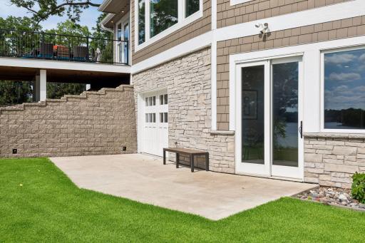 Lower level walkout patio