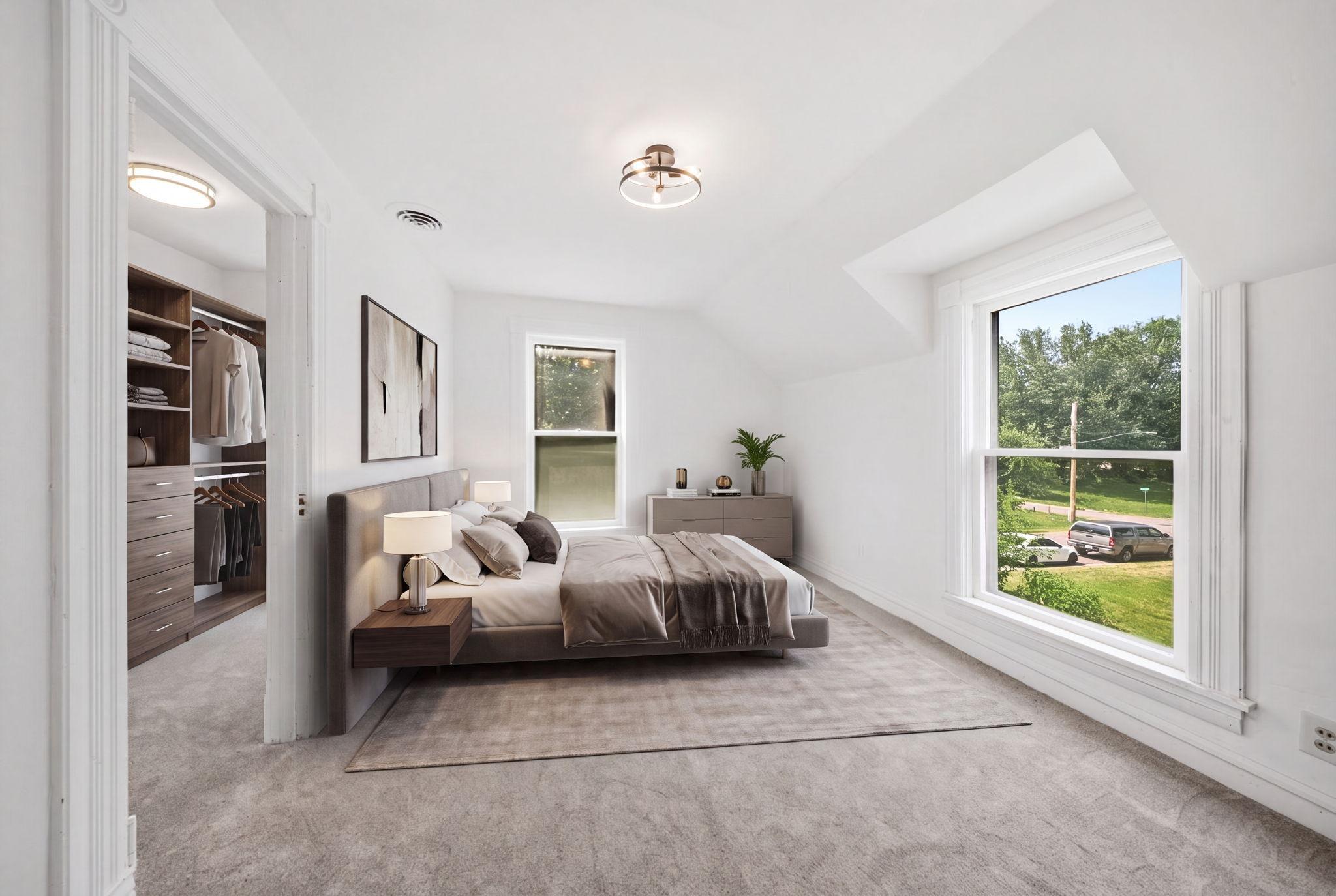 Bedroom 2-virtually staged