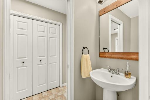 Convenient Main Floor Half Bath
