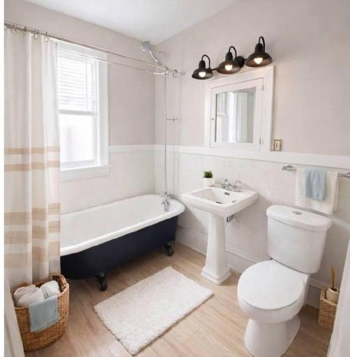 Room Virtually staged and different flooring example shawn