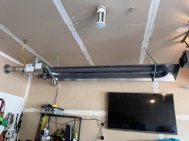 Infrared garage heater