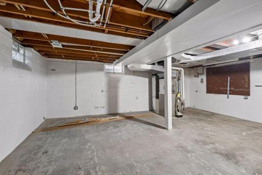 Plenty of room for storage or future expansion