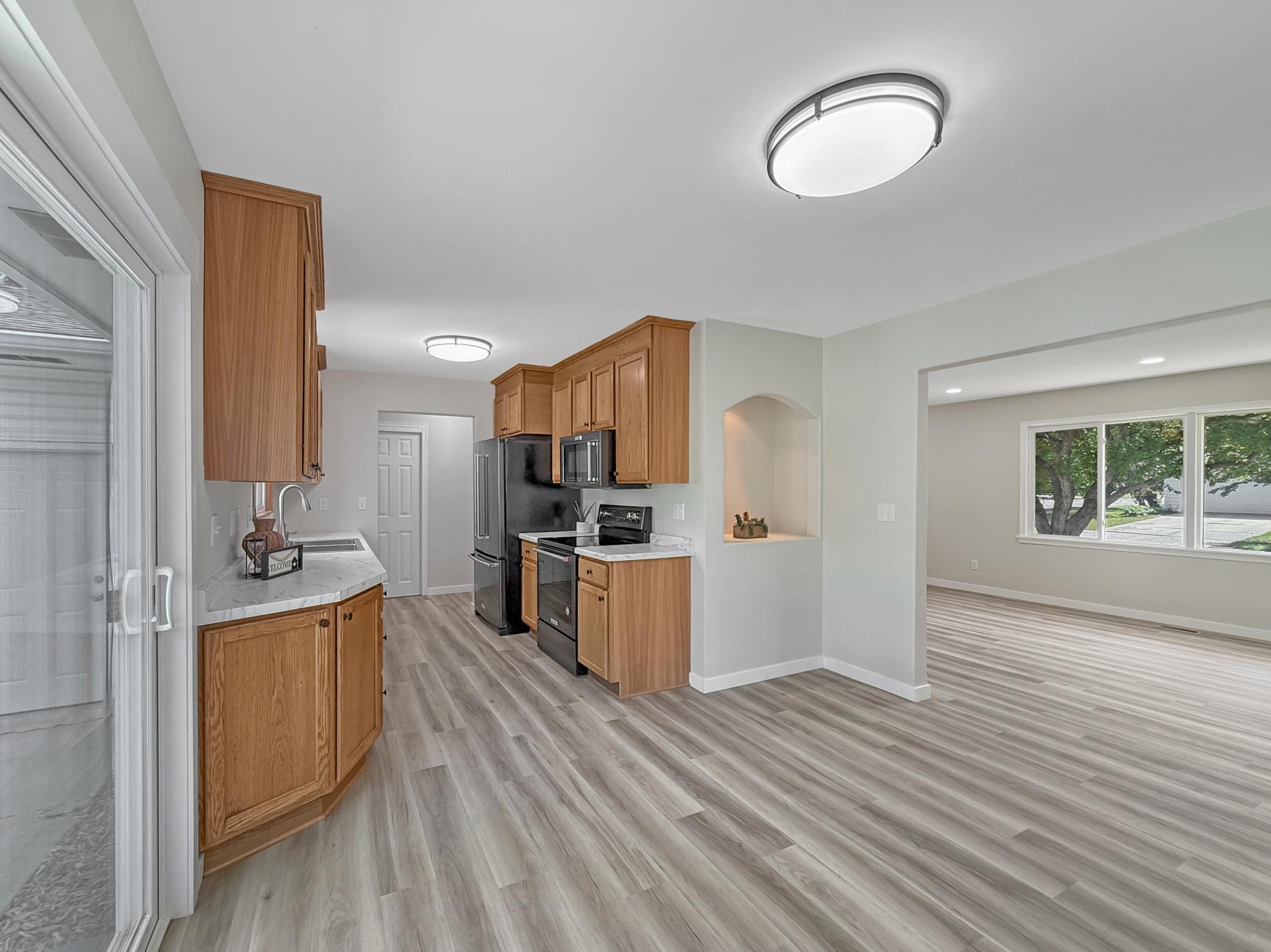 Dining/Kitchen/living
