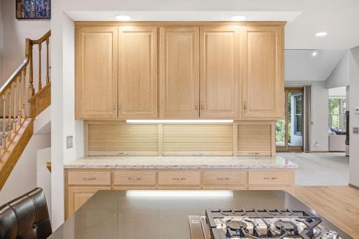 This fabulous area has 3 Appliance Garages!