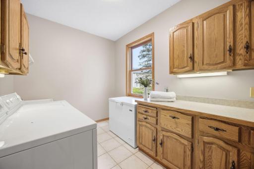 Laundry is on the main level and plenty of room and storage.