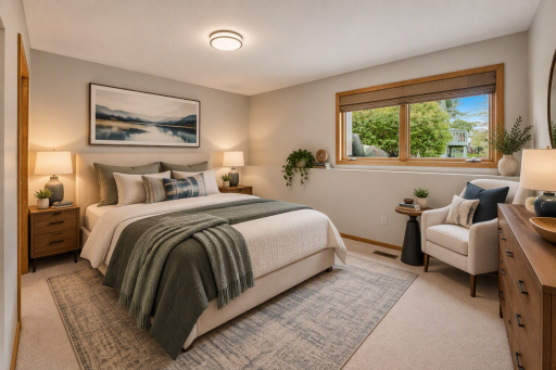 Bedroom 2. Virtually staged for inspiration.
