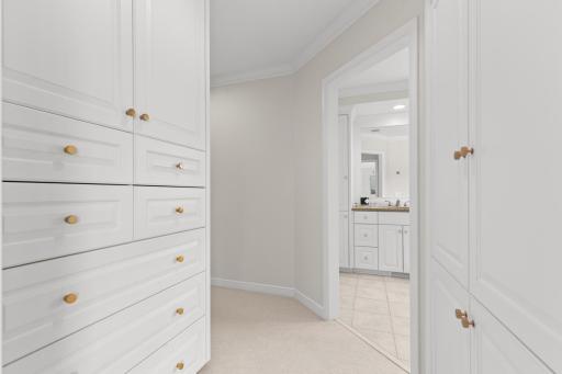 Attached ensuite and large functional closet