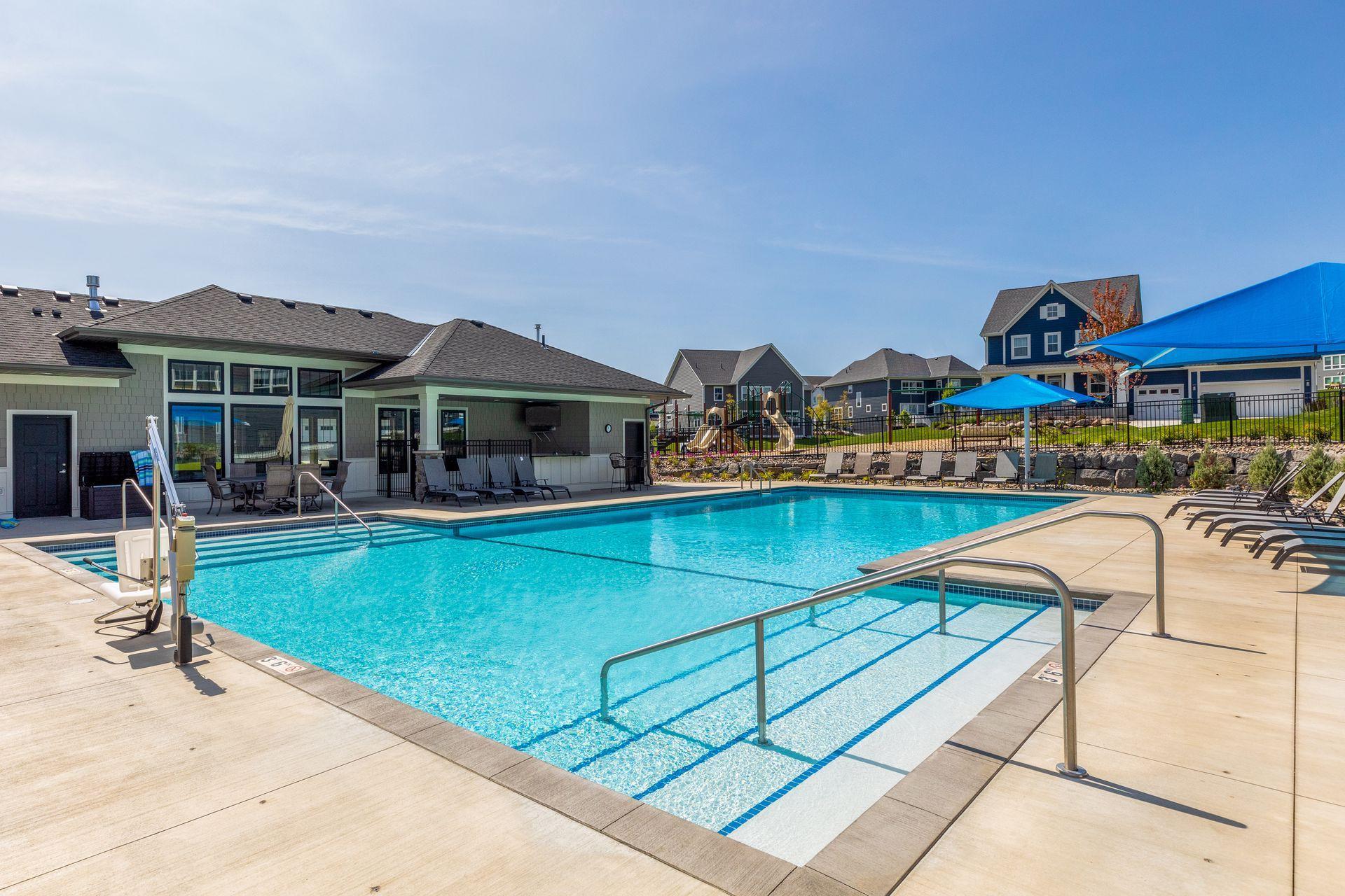 Creekside Hills is a community with a pool, playground and clubhouse.