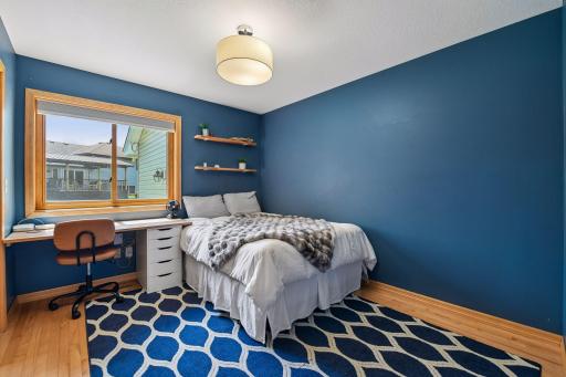 Main level bedroom with walk in closet or simply use for a home office if working from home.