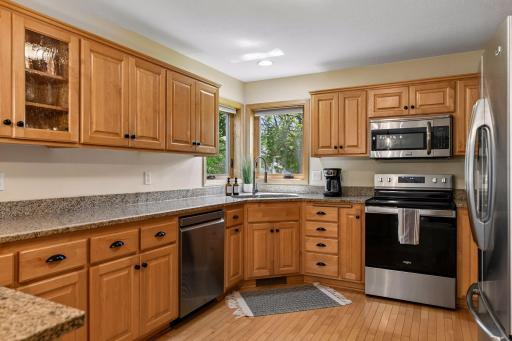 Plenty of storage and counter space for ease.