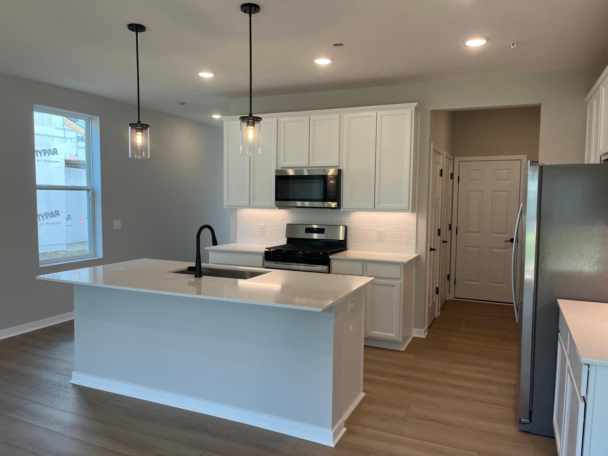 Kitchen and garage entry