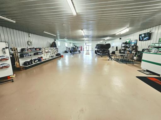 Showroom looking in from shop