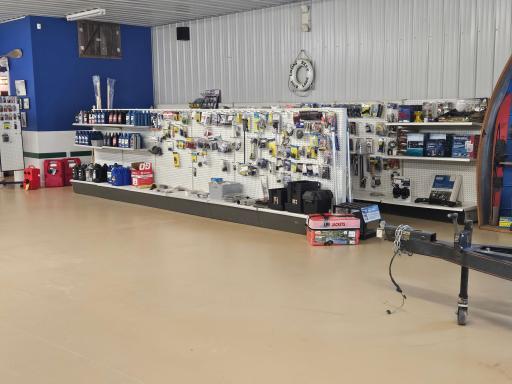 current retail area in showroom