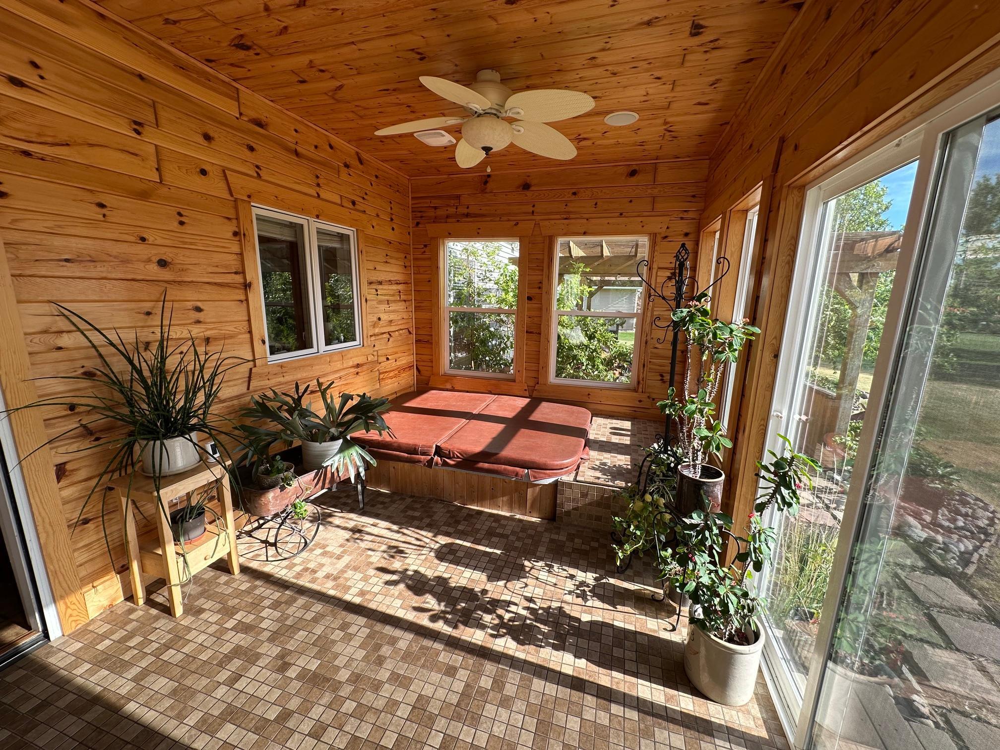 Main floor sunroom