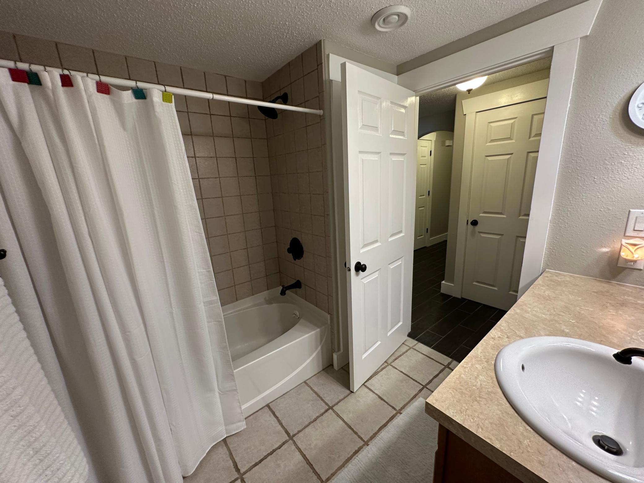 Basement bathroom