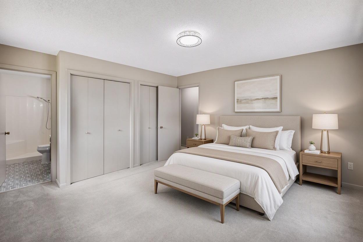 Primary Bedroom Virtually Staged