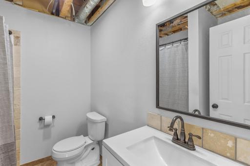 LL full bath Newer bath fixtures