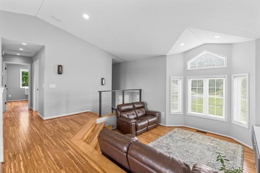 Designer cable rail stair wall