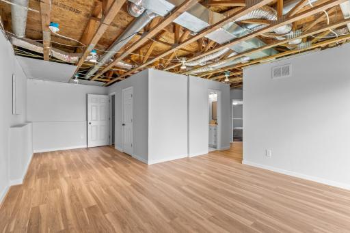 Family room, storage room, office space