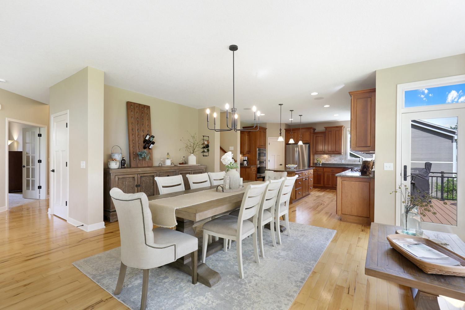 Harwood floors throughout. Updated lighting.