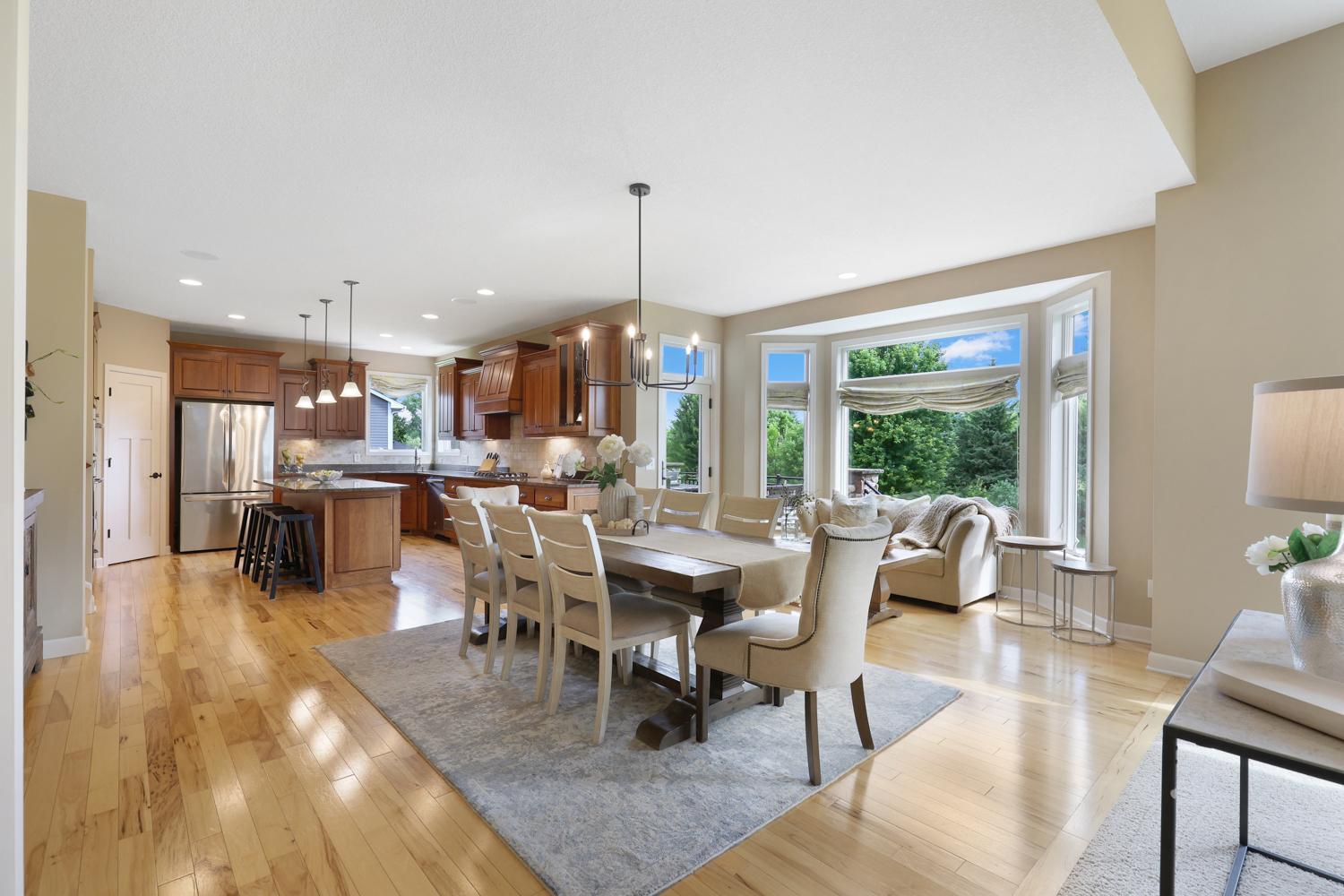 The gathering center of this home.