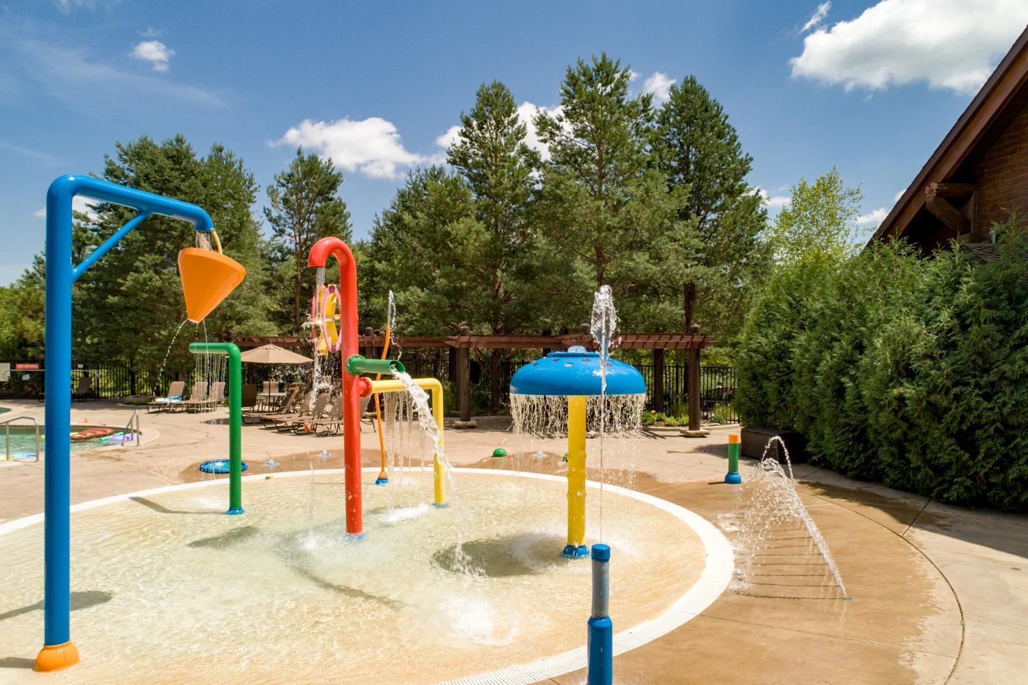 Splash pad.