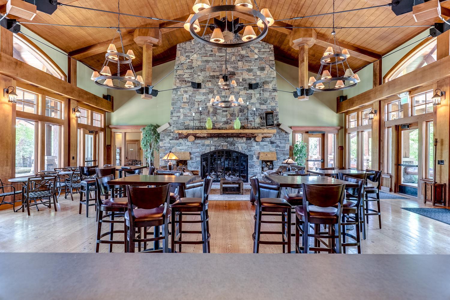 Main Lodge Park hearth room.