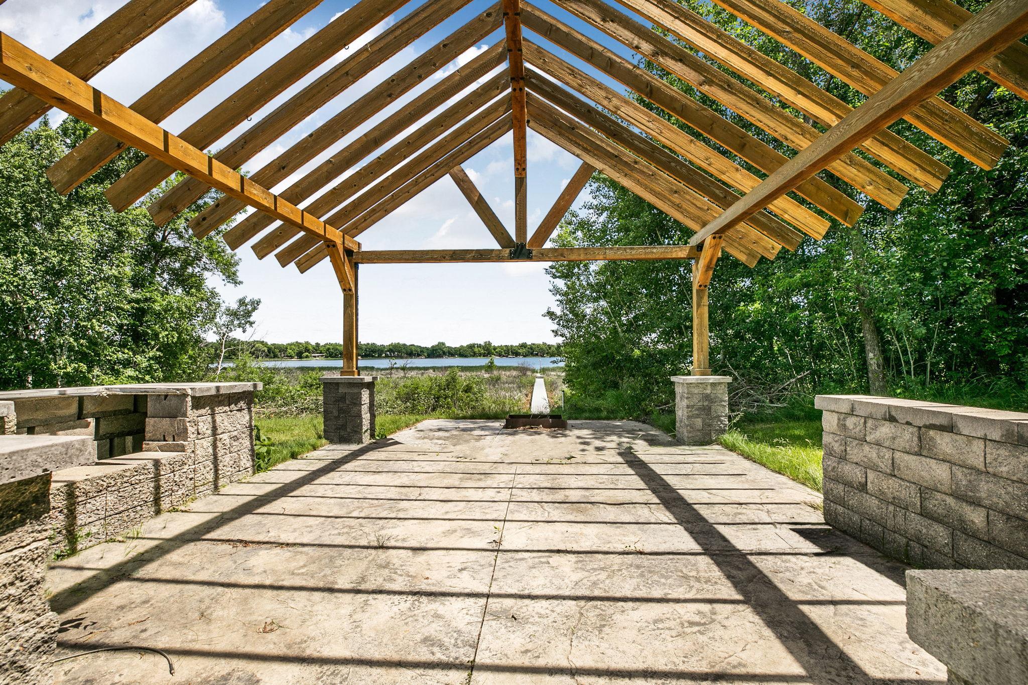 Lake pavillion