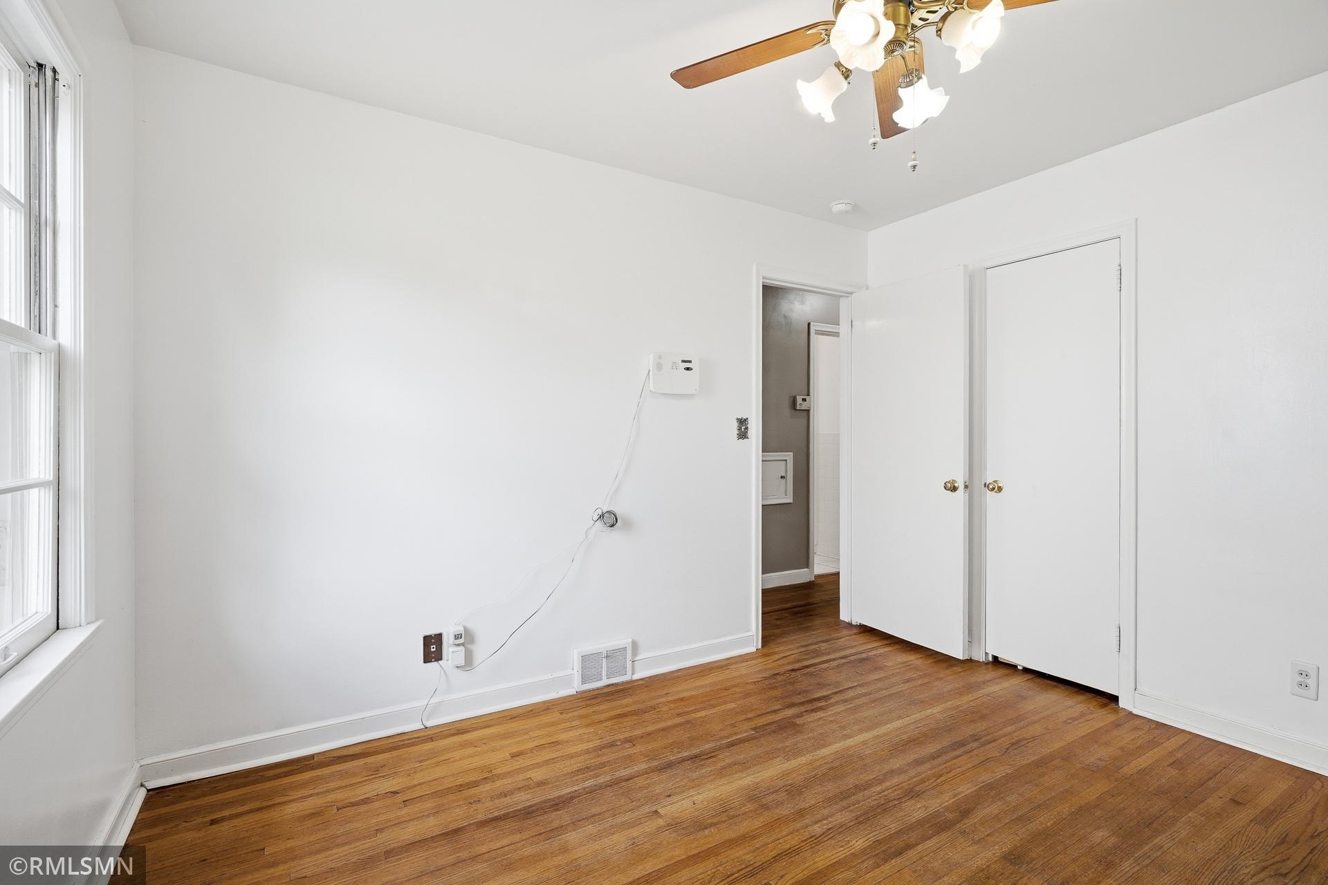 Another view of the extra bedroom on the main floor