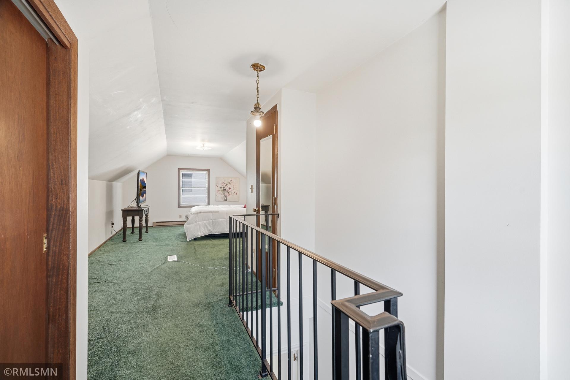 Upstairs you will find a third bedroom