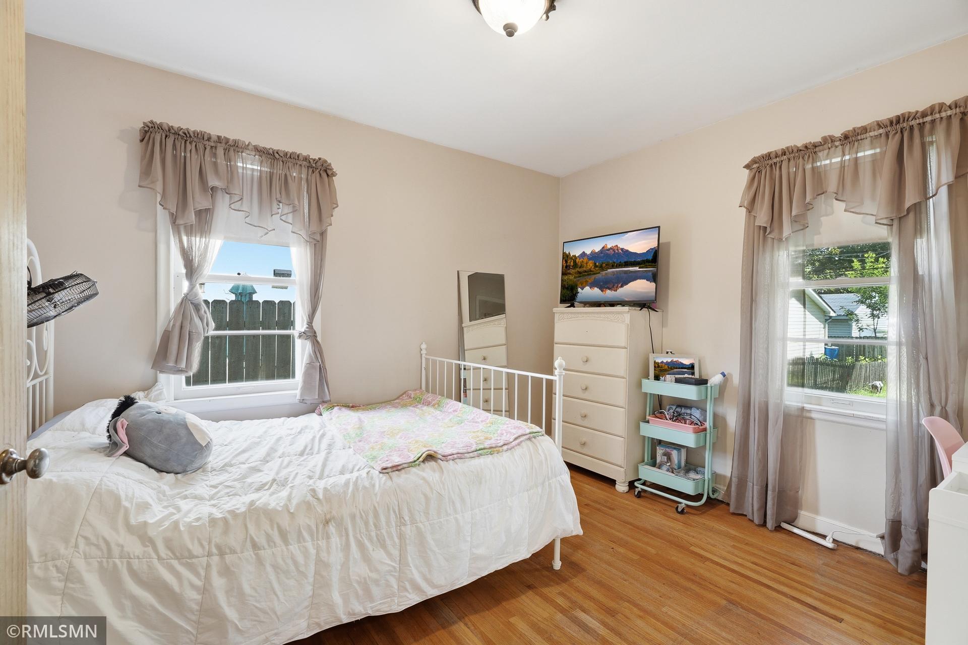 Two bedrooms total on the main floor.