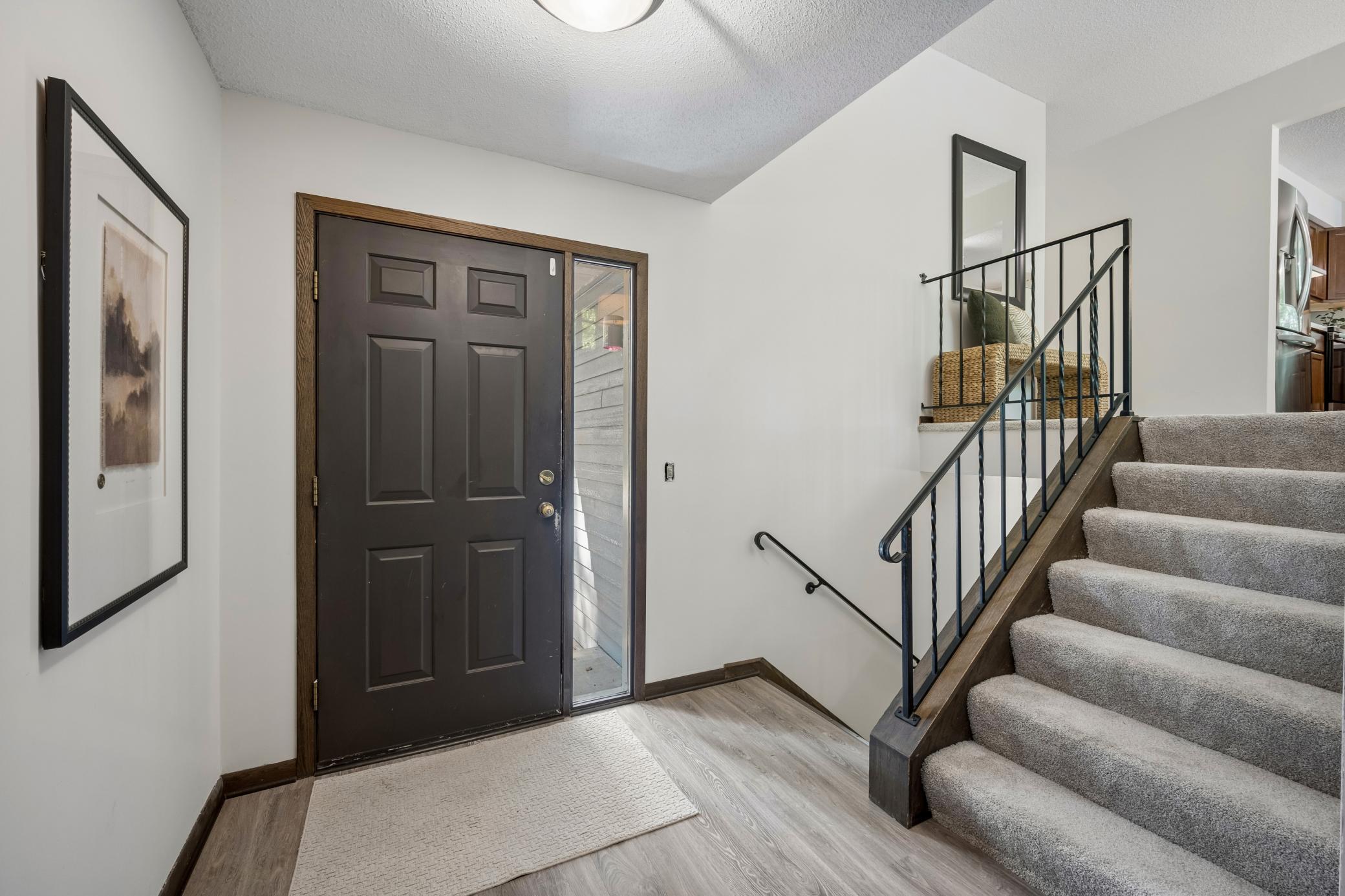 A generous foyer creates an impressive entry and provides plenty of space to welcome guests, organize belongings.