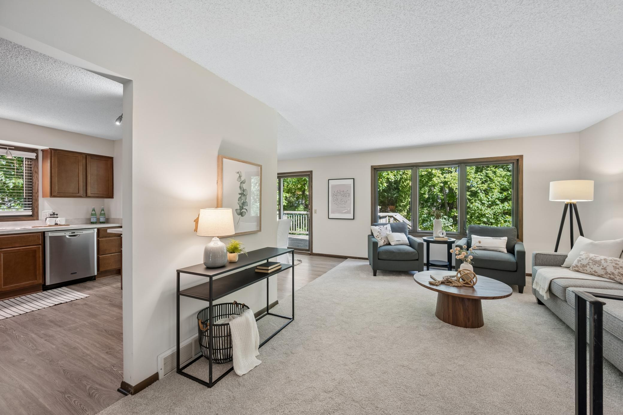 New flooring, new carpet, and fresh paint throughout create a clean, refreshed feel.