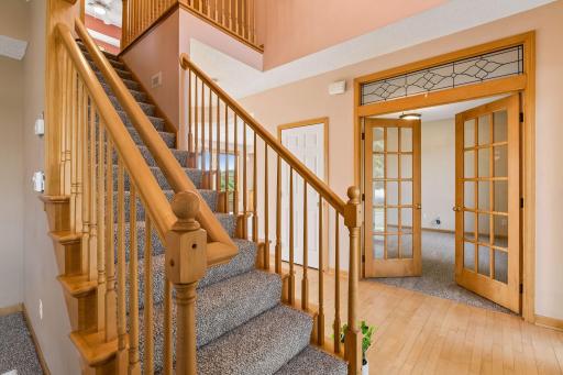 10577 Alamo Street Northeast - Front Entry, Office Glass Door Entry with Decorative Overhead Panel