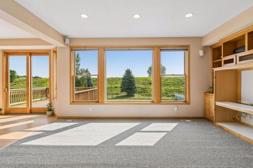 10577 Alamo Street Northeast - Natural berm creates a private backyard