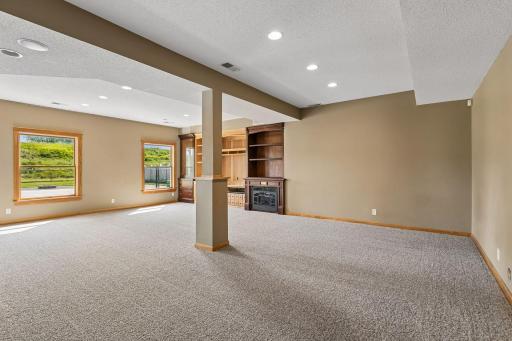 10577 Alamo Street Northeast - Lower Level - Family Room - Rec Room - Walkout - Fireplace - Entertainment Center