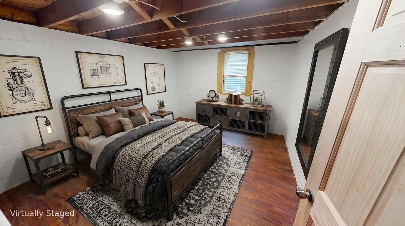 Virtually Staged - LL Bedroom