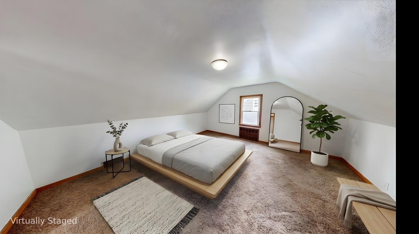 Virtually Staged - Upstairs Bedroom