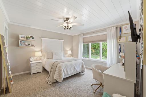 The beautifully appointed bedroom combine modern design with everyday comfort.